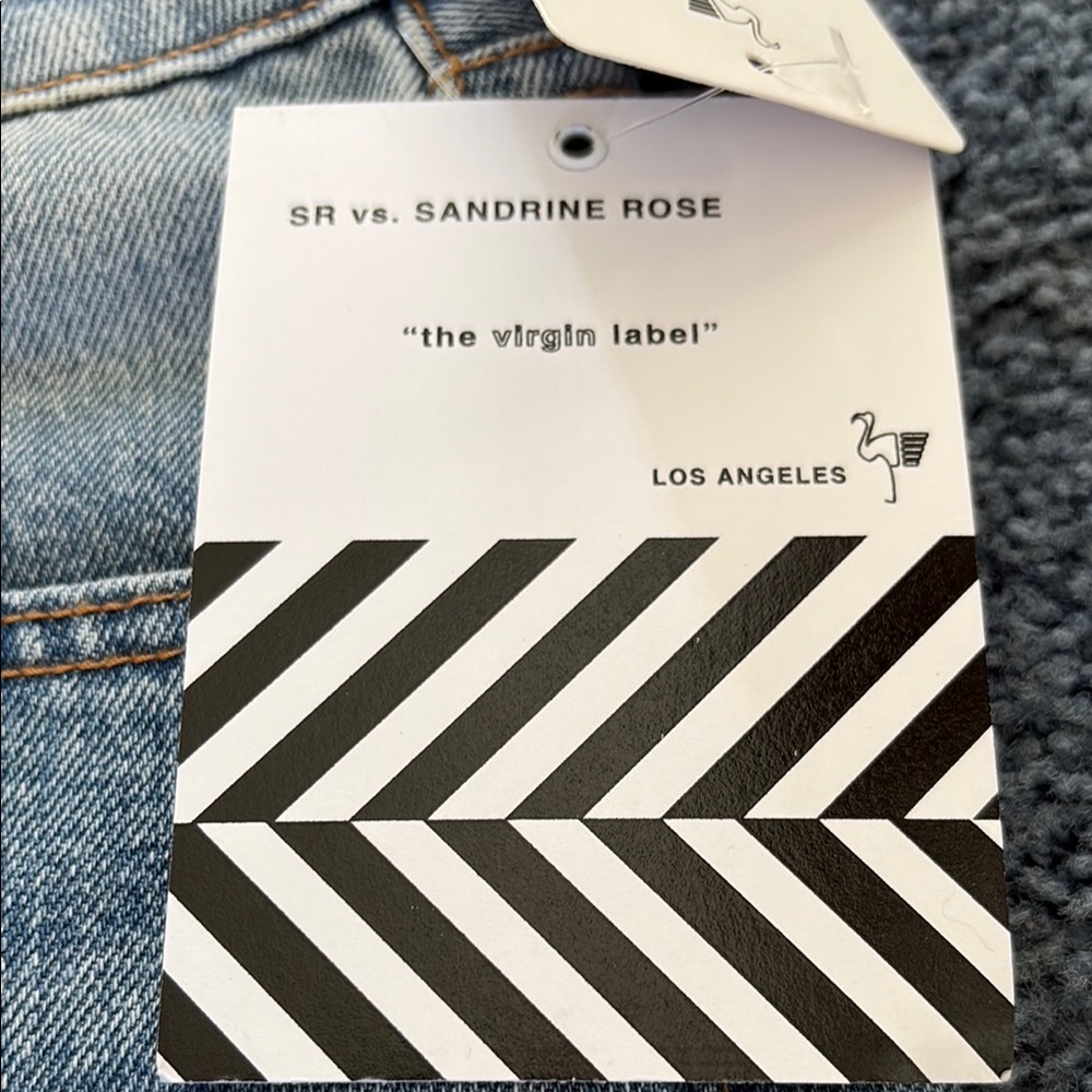 Sandrine Rose Indigo Jeans NWT - Picture 8 of 8